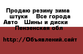 Продаю резину зима 2 штуки  - Все города Авто » Шины и диски   . Пензенская обл.